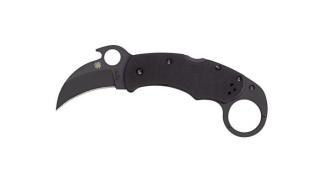 Spyderco KARAHAWK G-10 ALL BLACK PLAIN C170GBBKKP