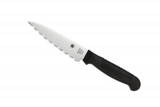 Spyderco KITCHEN CLASSICS CUCINA (Small Utility) CM.11,4 SERRATED BLACK K05SBK Konyhakés