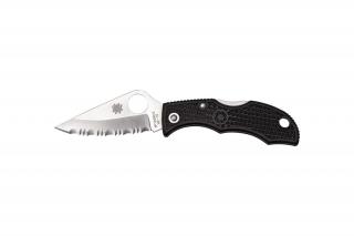 Spyderco LADYBUG 3 FRN BLACK SERRATED LBKS3 EDC Zsebkés