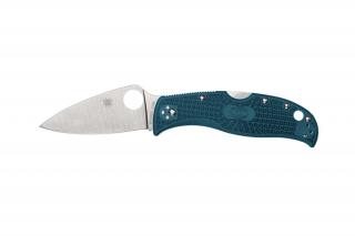 Spyderco LEAFJUMPER FRN BLUE K390 PLAIN C262PBLK390 EDC Zsebkés
