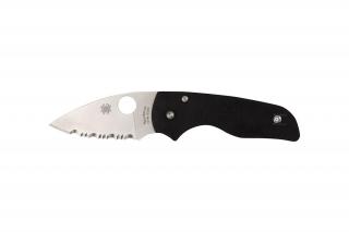 Spyderco LIL' NATIVE BLACK G10 SERRATED C230GS EDC Zsebkés