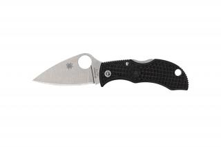 Spyderco MANBUG FRN BLACK LEAF PLAIN MBKLFP EDC Zsebkés