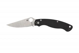 Spyderco MILITARY 2 G-10 BLACK PLAIN C36GP2 EDC Zsebkés