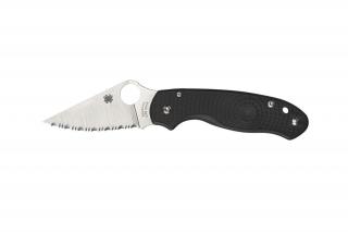 Spyderco PARA 3 FRN BLACK SERRATED C223SBK EDC Zsebkés
