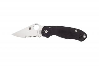 Spyderco PARA 3 G-10 BLACK COMBO C223GPS EDC Zsebkés