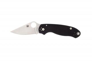 Spyderco PARA 3 G-10 BLACK PLAIN C223GP EDC Zsebkés