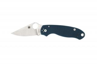 Spyderco PARA 3 G-10 COBALT BLUE PLAIN C223GPCBL EDC Zsebkés
