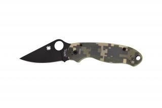Spyderco PARA 3 G-10 DIGITAL CAMO BLACK BLADE PLAIN C223GPCMOBK EDC Zsebkés