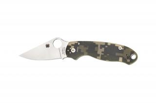 Spyderco PARA 3 G-10 DIGITAL CAMO PLAIN C223GPCMO EDC Zsebkés