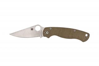 Spyderco PARA MILITARY 2 CRU-WEAR MICARTA PLAIN C81MPCW2 EDC Zsebkés