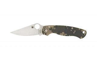 Spyderco PARA MILITARY 2 G-10 DIGITAL CAMO PLAIN C81GPCMO2 EDC Zsebkés