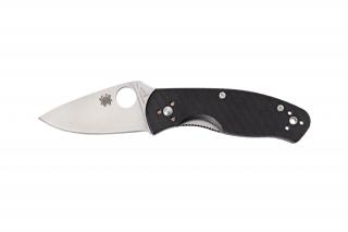 Spyderco PERSISTENCE G-10 BLACK PLAIN C136GP EDC Zsebkés