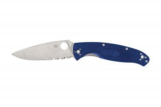 Spyderco RESILIENCE FRN BLUE CPMS35V COMBO C142PSBL EDC Zsebkés