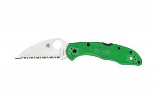 Spyderco SALT 2 WHARNCLIFFE FRN GREEN SERRATED C88FSWCGR2 EDC Zsebkés