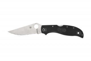 Spyderco STRETCH 2 XL FRN BLACK SERRATED C258SBK EDC Zsebkés