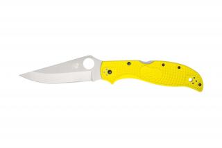 Spyderco STRETCH 2 XL SALT YELLOW PLAIN C258PYL EDC Zsebkés
