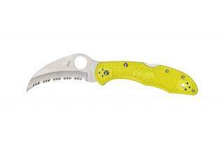 Spyderco TASMAN SALT 2 FRN YELLOW SERRATED C106SYL2 EDC Zsebkés