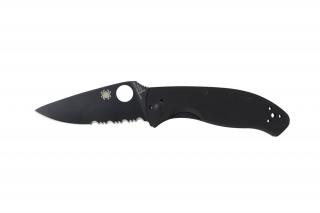 Spyderco TENACIOUS G-10 BLACK BLADE COMBO C122GBBKPS EDC Zsebkés
