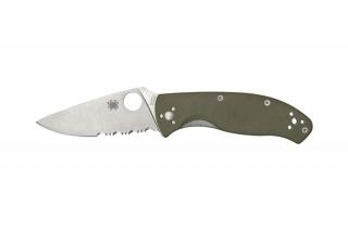 Spyderco TENACIOUS G-10 BROWN CPM M4 COMBO C122GBNM4PS EDC Zsebkés