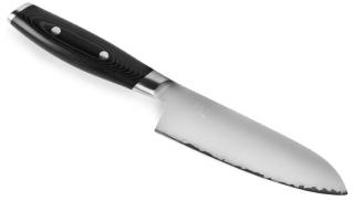 Yaxell Mon Japán Santoku Szakácskés 18 cm-es damaszk