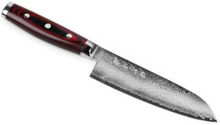 Yaxell Super Gou Japán Santoku Szakácskés 16,5 cm-es damaszk