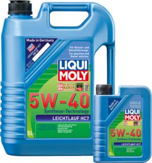 LIQUI MOLY Leichtlauf HC7 5W-40 motorolaj 5L+1L