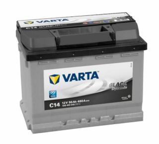 Varta Black - 12v 56ah - autó akkumulátor - jobb+  (5564000483122)