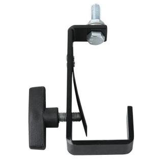 Pipe Clamp long with protection SWL: 20 kg, Steel, black