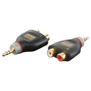 XGA17 - Mini Jack/M stereo > 2 x RCA/F