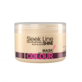 Silk hair mask SLEEK LINE  COLOUR