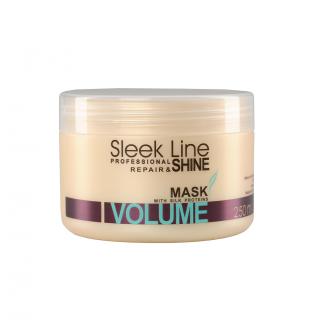 Silk hair mask SLEEK LINE  VOLUME