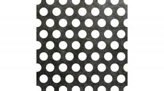 PERFORÁLT LEMEZ / RV 8-12 / 3 mm / 295x1355 mm / Stw.22 acél