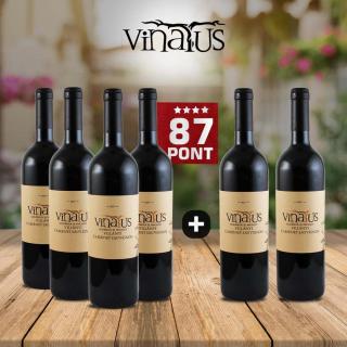 4+2 db - Cabernet Sauvignon 2017 - Vinatus - 87 pont **** (0,75l)
