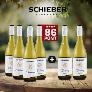 4+2 db - Chardonnay Selection 2023 - Schieber - 86 pont **** (6 x 0,75l)