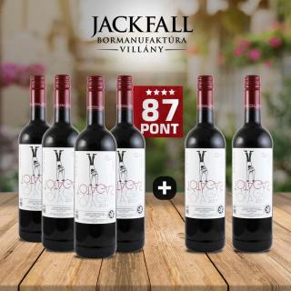 4+2 db - Tótágas  2017 - Jackfall - 87 pont **** (6 x 0,75l)