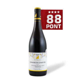 Beaujolais Nouveau 2023 - Domaine du Chapitre - 88 pont **** (Franciaország) (0,75l)