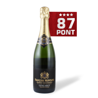 Blanc de Blancs Extra Brut - Francois Montand - 87 pont **** (Franciaország) (0,75l)