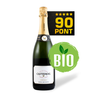 Castellroig Reserva Corpinnat Brut Nature 2021 (BIO) - Sabaté i Coca - 90 pont ***** (Spanyolország) (0,75l)