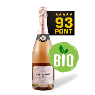 Castellroig Reserva Corpinnat Brut Rosat 2021 (BIO) - Sabaté i Coca - 93 pont ***** (Spanyolország) (0,75l)