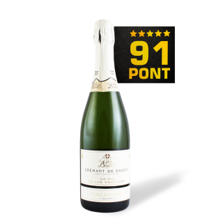 Crémant de Savoie Victor Emmanuel Brut - Domaine GG Bouvet - 91 pont ***** (Franciaország) (0,75l)