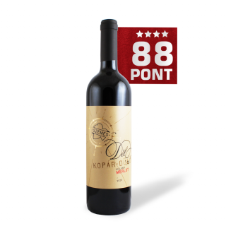 Dél Merlot 2020 - Szemes - 88 pont **** (0,75l)