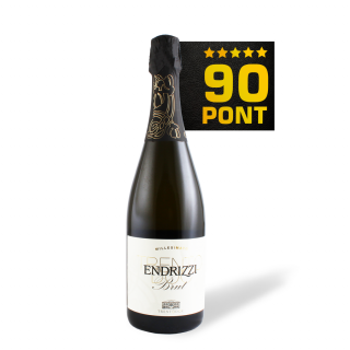 [Sérült Címkés] Brut DOC Trento 2021 - Endrizzi - 90 pont ***** (Olaszország) (0,75l)