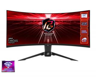 34" PG34WQ15R2B Phantom Gaming LED Curved