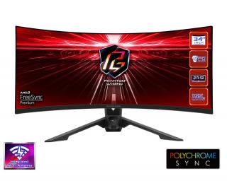 34" PG34WQ15R3A Phantom Gaming OLED Curved