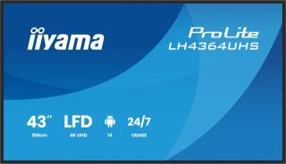 43" ProLite LH4364UHS-B1AG IPS LED Display