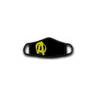ANIMAL FACE MASK (YELLOW LOGO) L