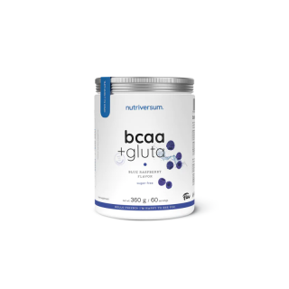 BCAA + GLUTA SUGAR FREE (360 GR) BLUE RASPBERRY