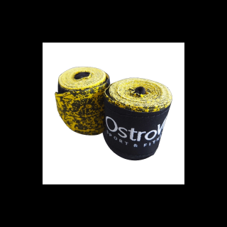 BOXING BANDAGE (5cm x 2,5m) YELLOW/BLACK