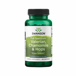 FULL SPECTRUM VALERIAN, CHAMOMILE  HOPS (60 KAPSZULA)