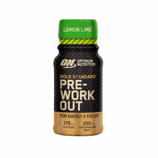 GOLD STANDARD PRE WORKOUT SHOT (60 ML) LEMON LIME